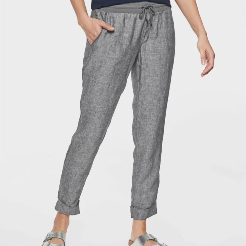 Athleta Bali Linen Ankle Pant